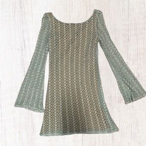 Judith March Hand Dyed Vintage Crochet Dress